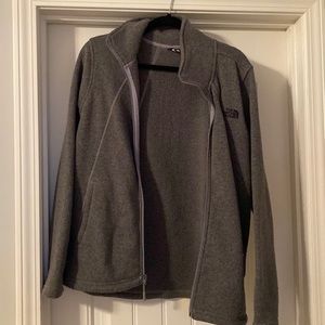 Gray North Face Coat